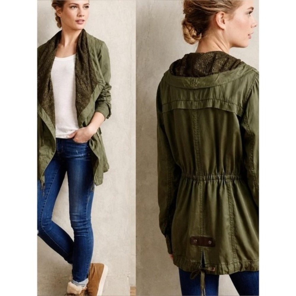 Hei Hei by Anthropologie olive green utility jacket